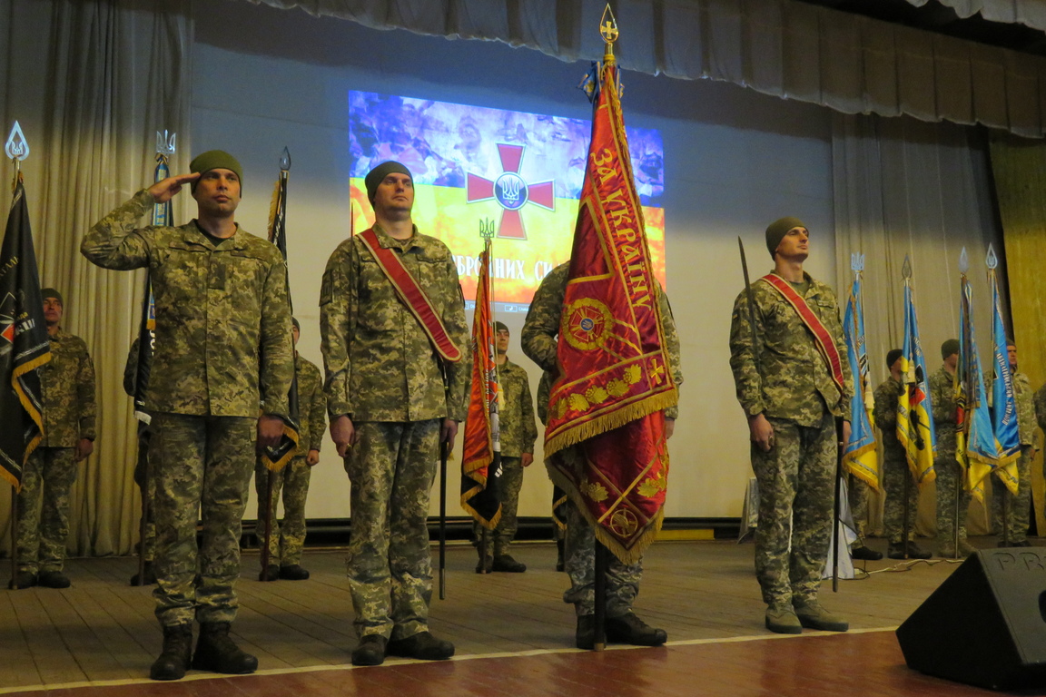 Урочистості для 72 ОМБр з нагоди Дня Збройних сил України