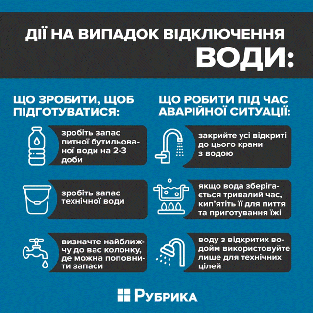Профілактика кишкових інфекцій і правила поводження з питною водою у разі перебоїв водопостачання