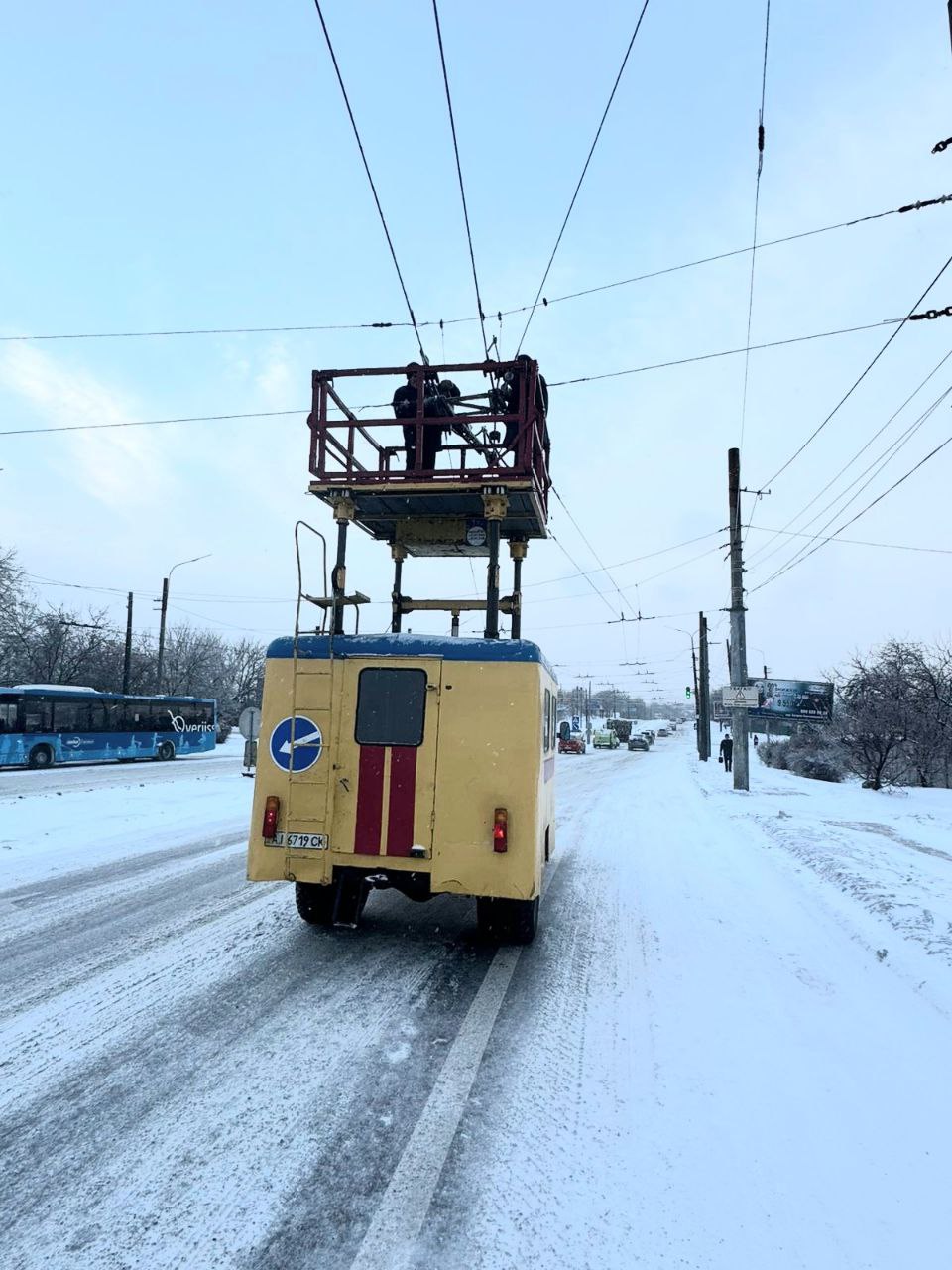 Тимчасова зупинка руху тролейбусів у Білій Церкві