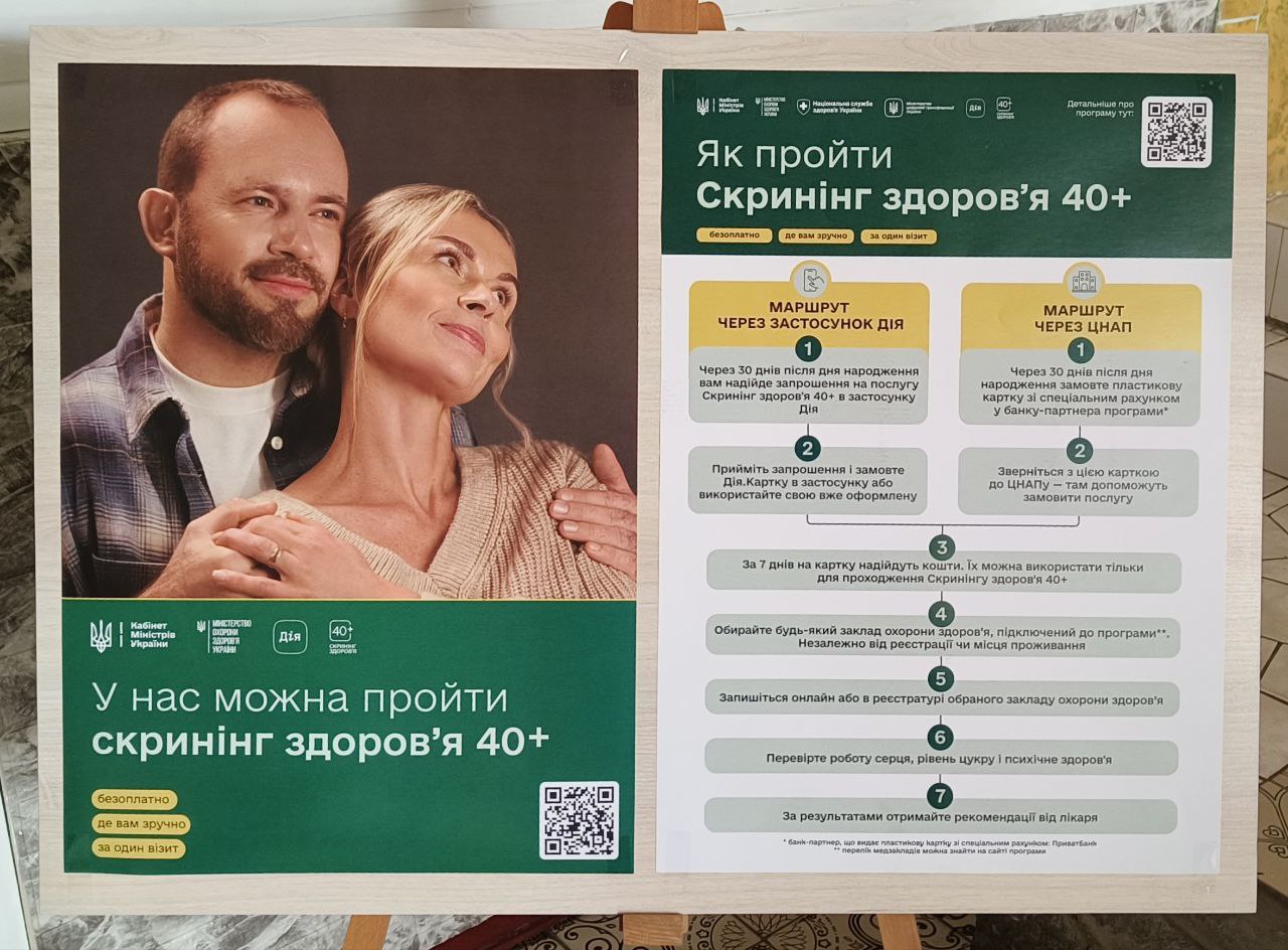 Виявити — означає попередити: програма «Скринінг здоров’я 40+»у Білій Церкві