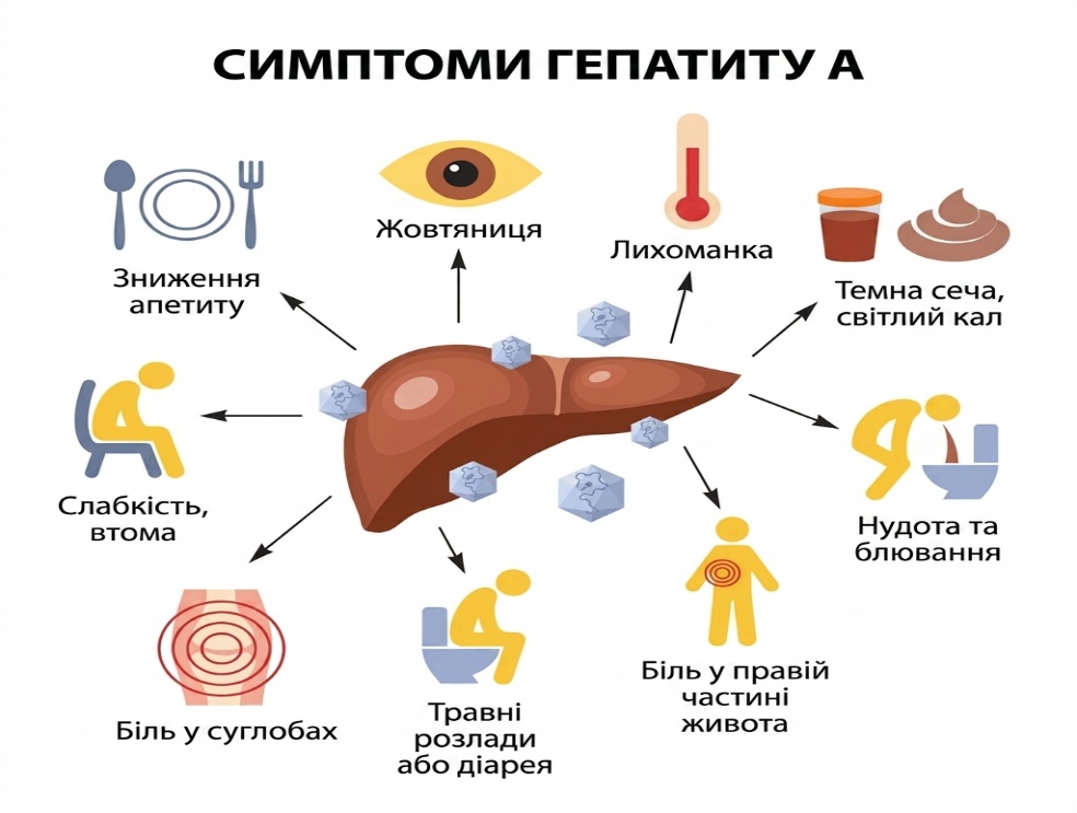 ГЕПАТИТ А ПІД ПРИЦІЛОМ: ЩО ПОТРІБНО ЗНАТИ ПРО ІНФЕКЦІЮ ПЕЧІНКИ