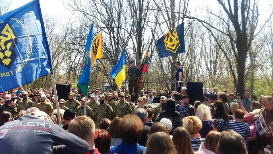 На знак вшанування пам’яті українських воїнів