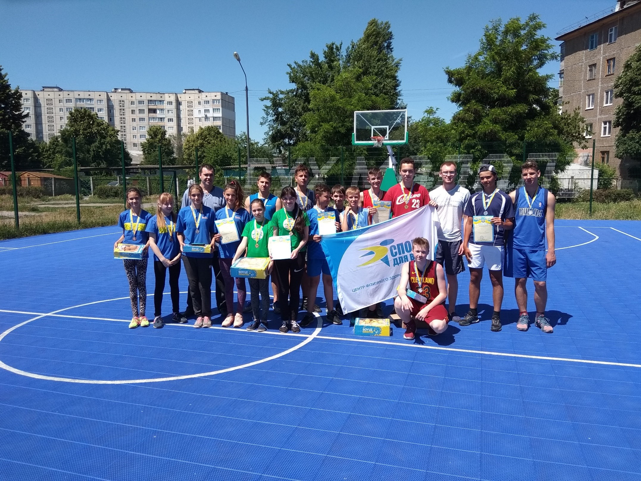 Відбувся турнір з баскетболу 3х3 серед юнаків та дівчат