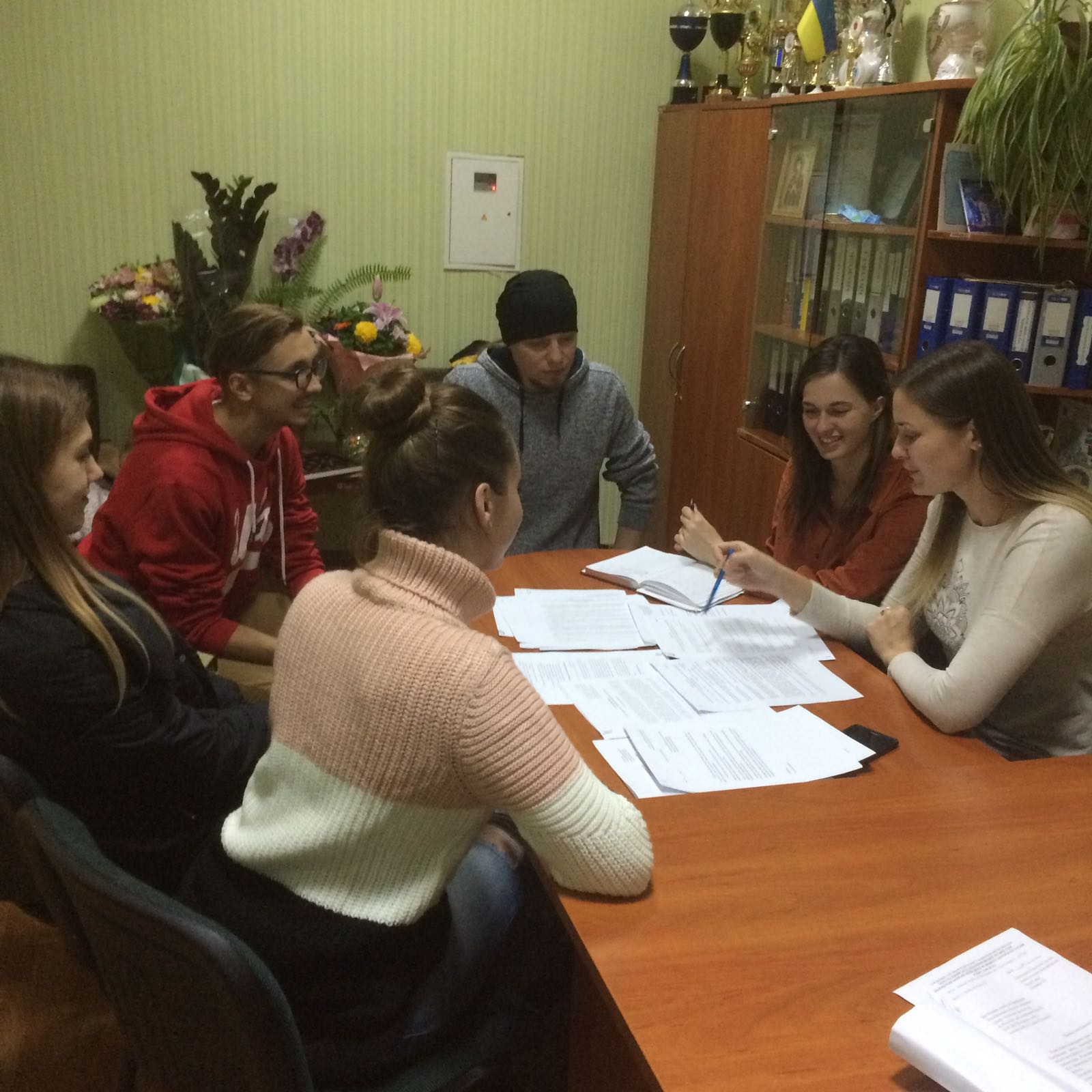 Ініціативна групи з підготовки проведення установчих зборів  молодіжної ради при Білоцерківській міській раді провела перше засідання