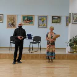 Відбулося відкриття персональної виставки майстрині акварельного живопису Ольги Мілейко «Краса поруч»